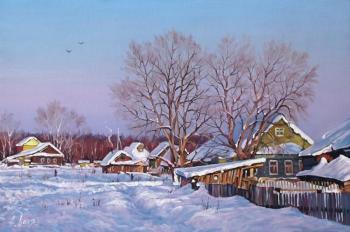 Frost in a village. Volya Alexander