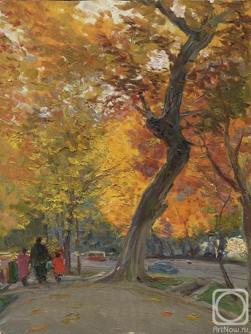 Petrov Vladimir. Golden Autumn in Tashkent (etude)