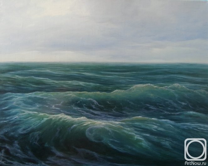 Burtseva Viktoriya. Waves at sea