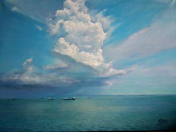 The Kerch Strait. Cloud. Vasileva Ksenia