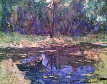 Картина «Тишина на лагуне»