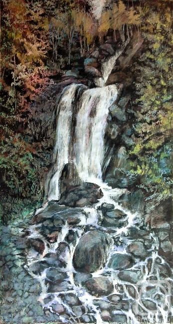 Kambarova Irina. Fabulous waterfall