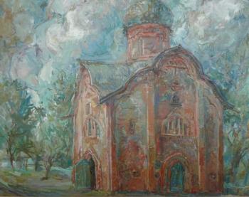 Veliky Novgorod. Church of Peter and Paul in Kozhevniki. Samoshchenkova Galina