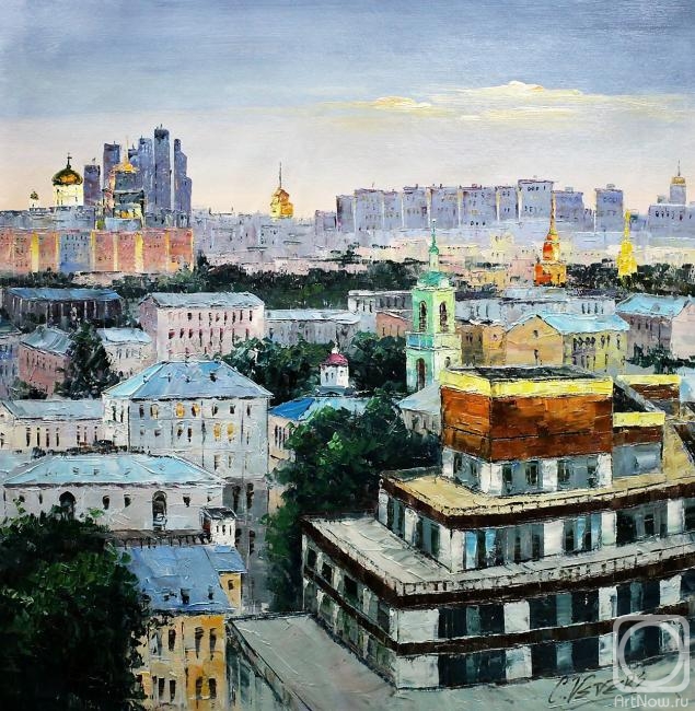 Vevers Christina. Moscow windows are an inextinguishable light (Series. Landscapes of Moscow)