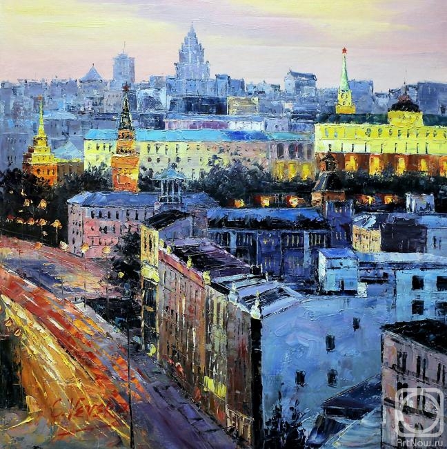 Vevers Christina. Moscow windows the ever-burning light N2 (Series Landscapes of Moscow)