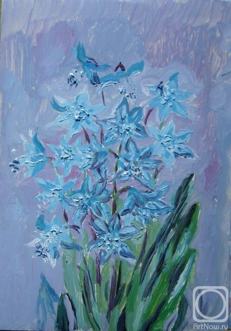Sechko Xenia. Blue flowers of spring