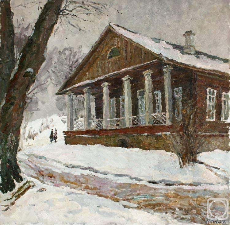 Zhukova Juliya. In the silence of the snow-covered park