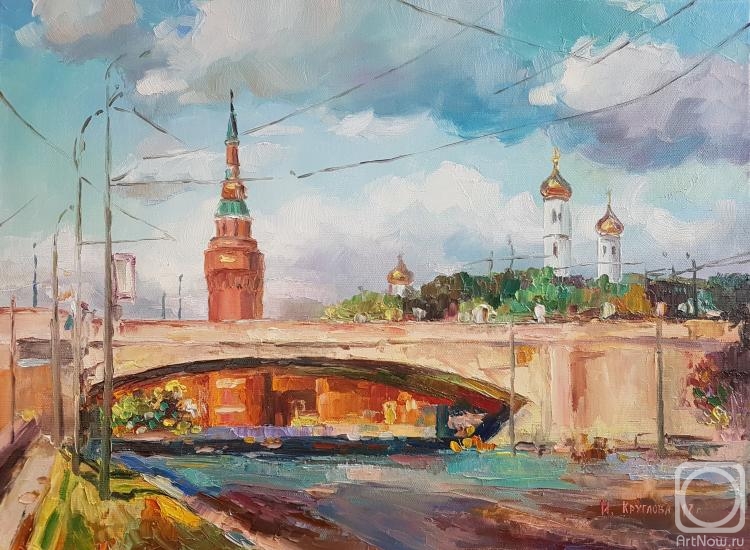 Kruglova Irina. View of the Kremlin