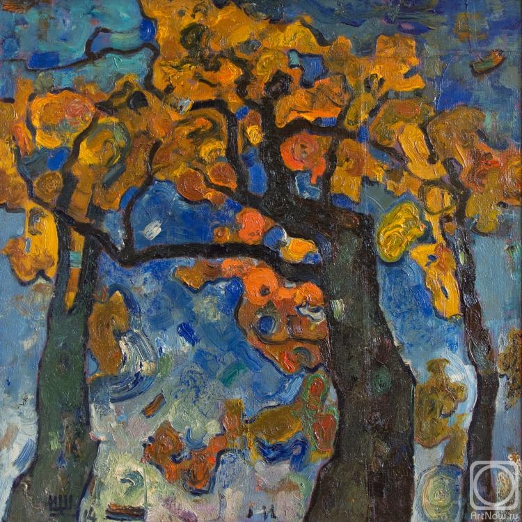 Shcherbakov Igor. Autumn oaks