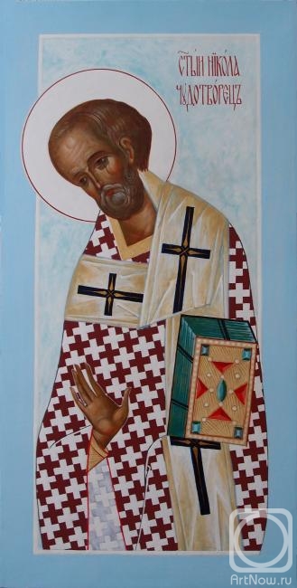 Kutkovoy Victor. Saint Nicholas the Wonderworker. Icon from the Deisis Rank