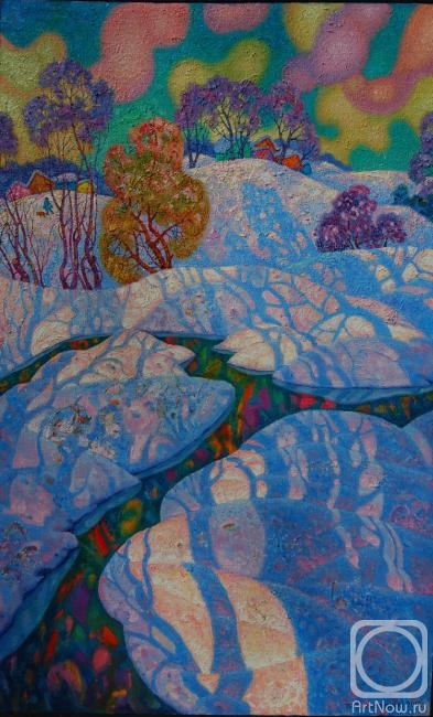 Tschernjavski Michail. Schatten auf dem Schnee