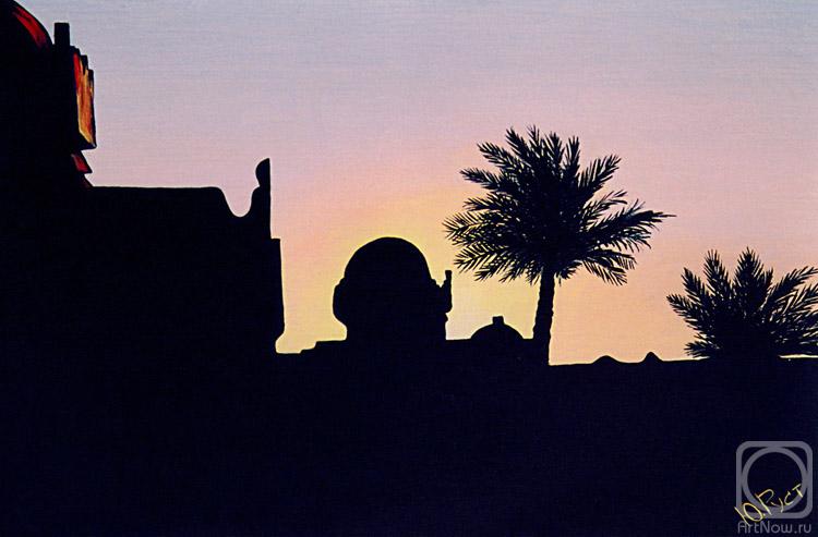 Rustamian Julia. Sunset in Egypt or Oriental Fairy Tale