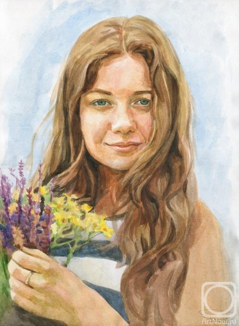 Rychkov Ilya. Portrait of a girl (made to order)