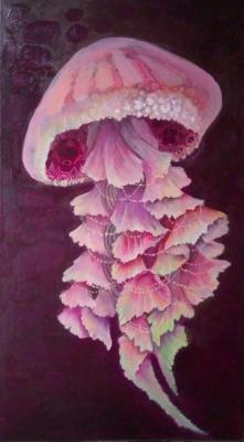 Pink jellyfish. Panchenko Eva