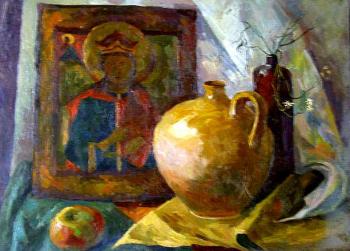 Still life with your favorite jug. Gerasimov Vladimir