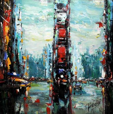 Megalopolis. Shades of turquoise