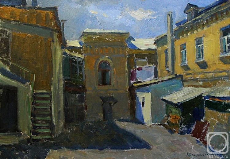 Bychenko Lyubov. Quiet courtyard
