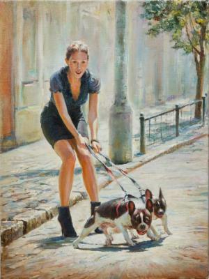 The lady with the dogs. Sviatoshenko Andrei