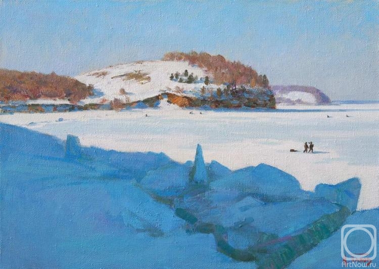 Panov Igor. Winter Fishing Day