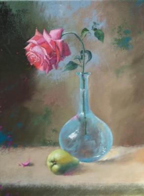 Rose in glass. Bekirova Natalia