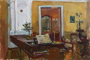 Interior with piano. Zhukova Juliya
