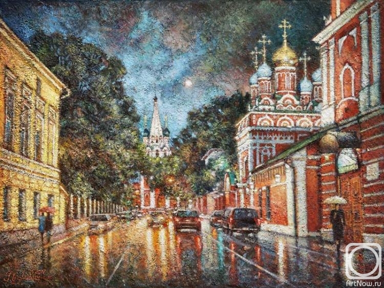 Razzhivin Igor. Rain walks through the old lanes