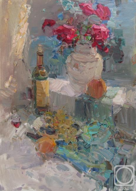 Makarov Vitaly. Roses, wine and Crimean evening