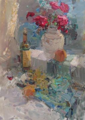 Roses, wine and Crimean evening (Crimean Wine). Makarov Vitaly
