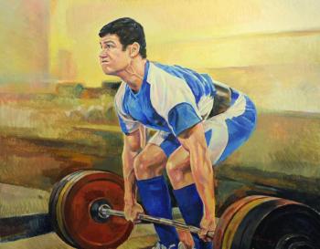 Weightlifter. Sharipov Andrey