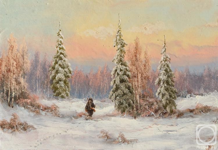 Lyamin Nikolay. Winter, Hunter