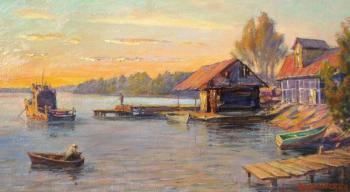 Lake Seliger. Sunset (  ). Kovalevscky Andrey