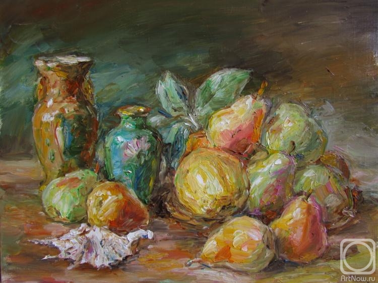 Novikova Marina. Chinese vases and fruits