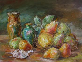 Chinese vases and fruits. Novikova Marina