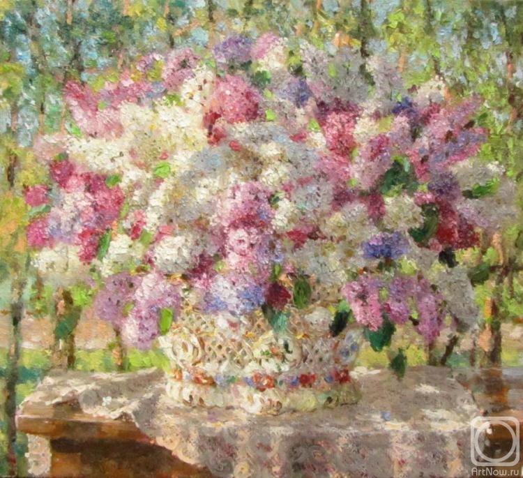 Zundalev Viktor. Bouquet of lilac