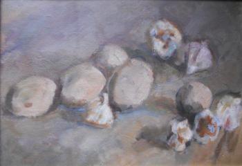Still Life with Potatoes and Garlic. Zefirov Andrey