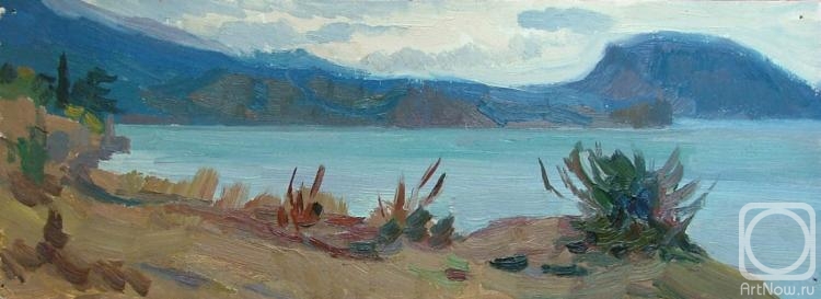 Zernova Yekaterina. Bushes by the Sea (from the "Gurzuf" series)