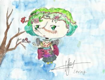 Spring (Children S Card). Ermakov Yurij