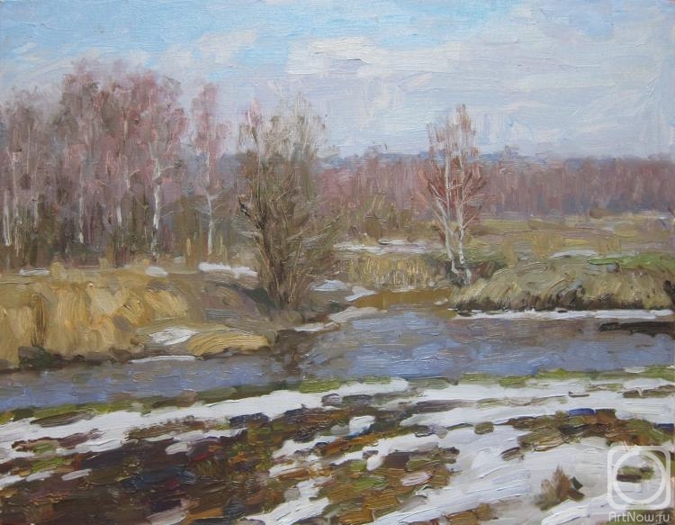 Chertov Sergey. The snow is melting. Klyazma River