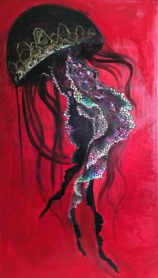 Dance black jellyfish. Panchenko Eva