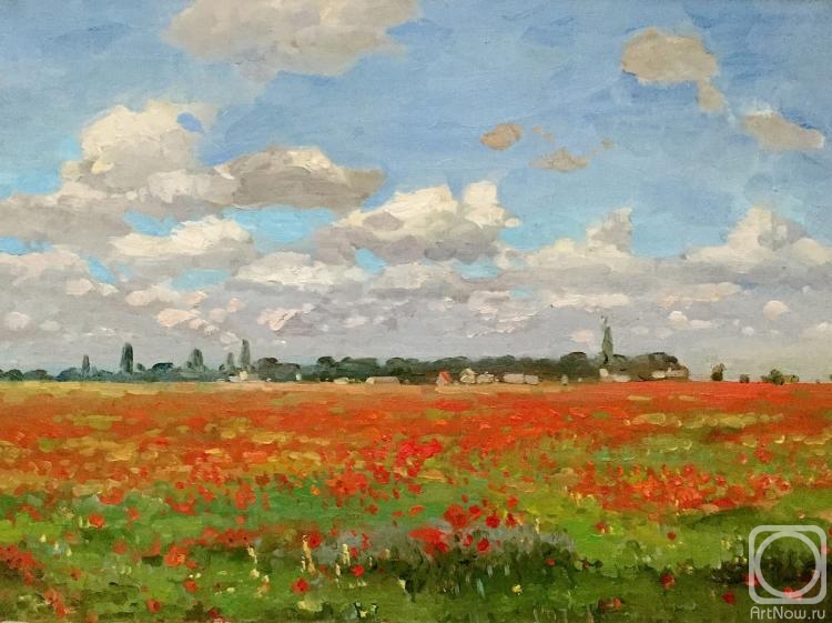 Shevchuk Vasiliy. Poppy field. Crimea