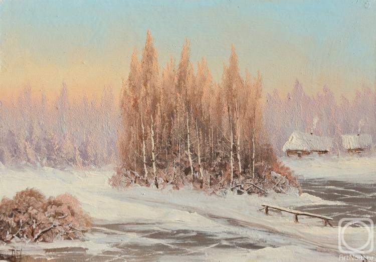 Lyamin Nikolay. Winter, bridge