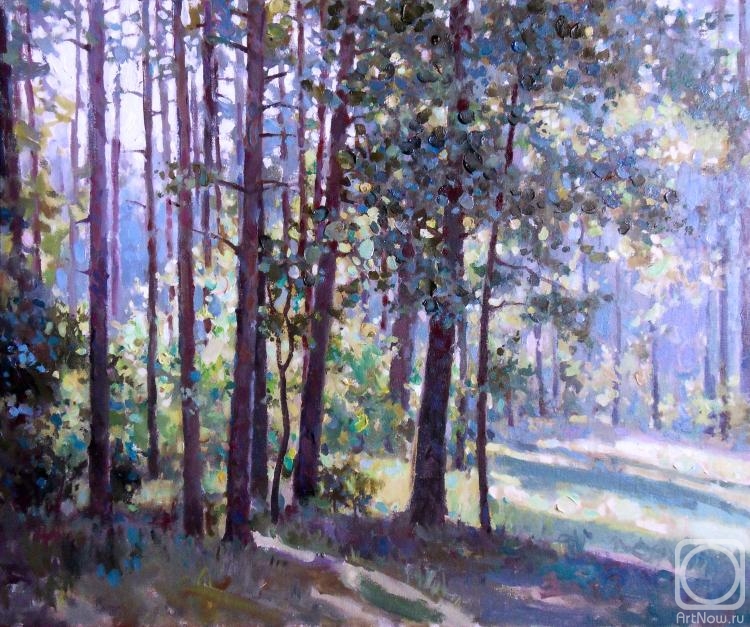 Taranov Viacheslav. Oaks in a pine forest