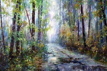 Shevtsova Oksana Anatolievna. Spring in Kuzminsk Park