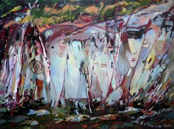 White bull series "Memory of the Stone". Berezina Elena