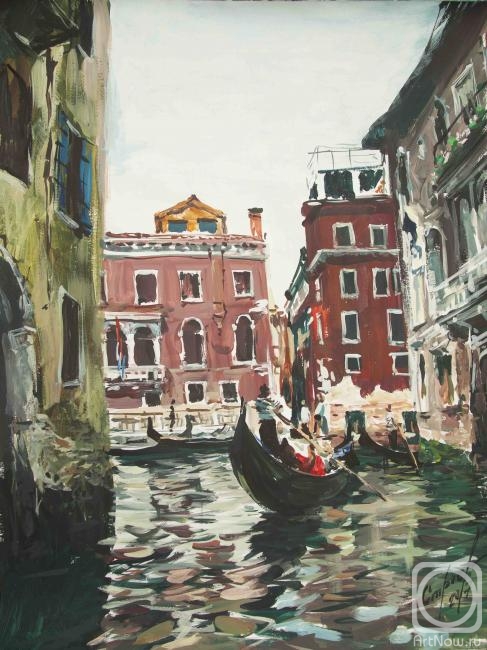 Stroev Mikhail. Venice Pompeian red