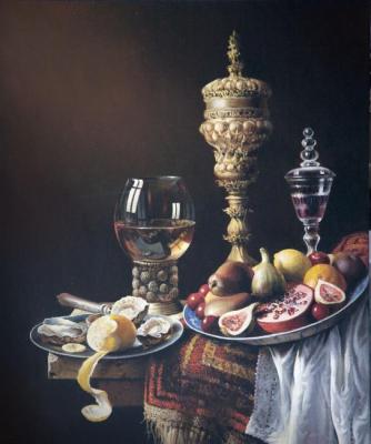 Still life with pomegranate (Gold Cup). Mescheriakov Pavel