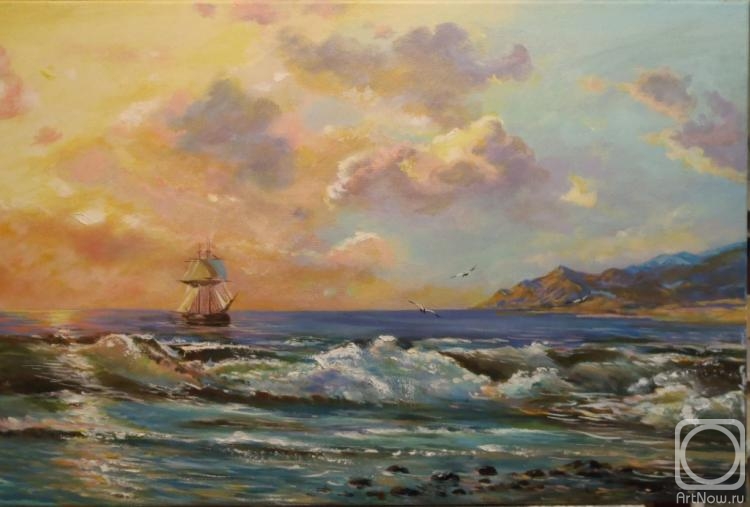 Usianov Vladimir. Dawn of the sea