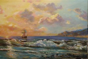 Dawn of the sea. Usianov Vladimir