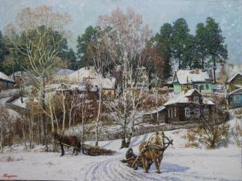 Winter in the village. Soldatenko Andrey