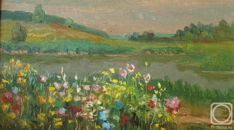 Chernyy Alexandr. Flowering at reservoir